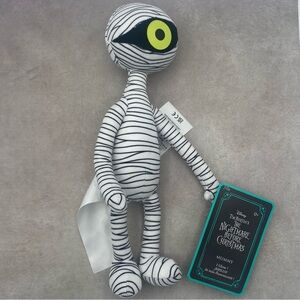 Disney Parks NBC Mummy Boy Plush Nightmare Before Christmas 2024 Glow Eye Gifts